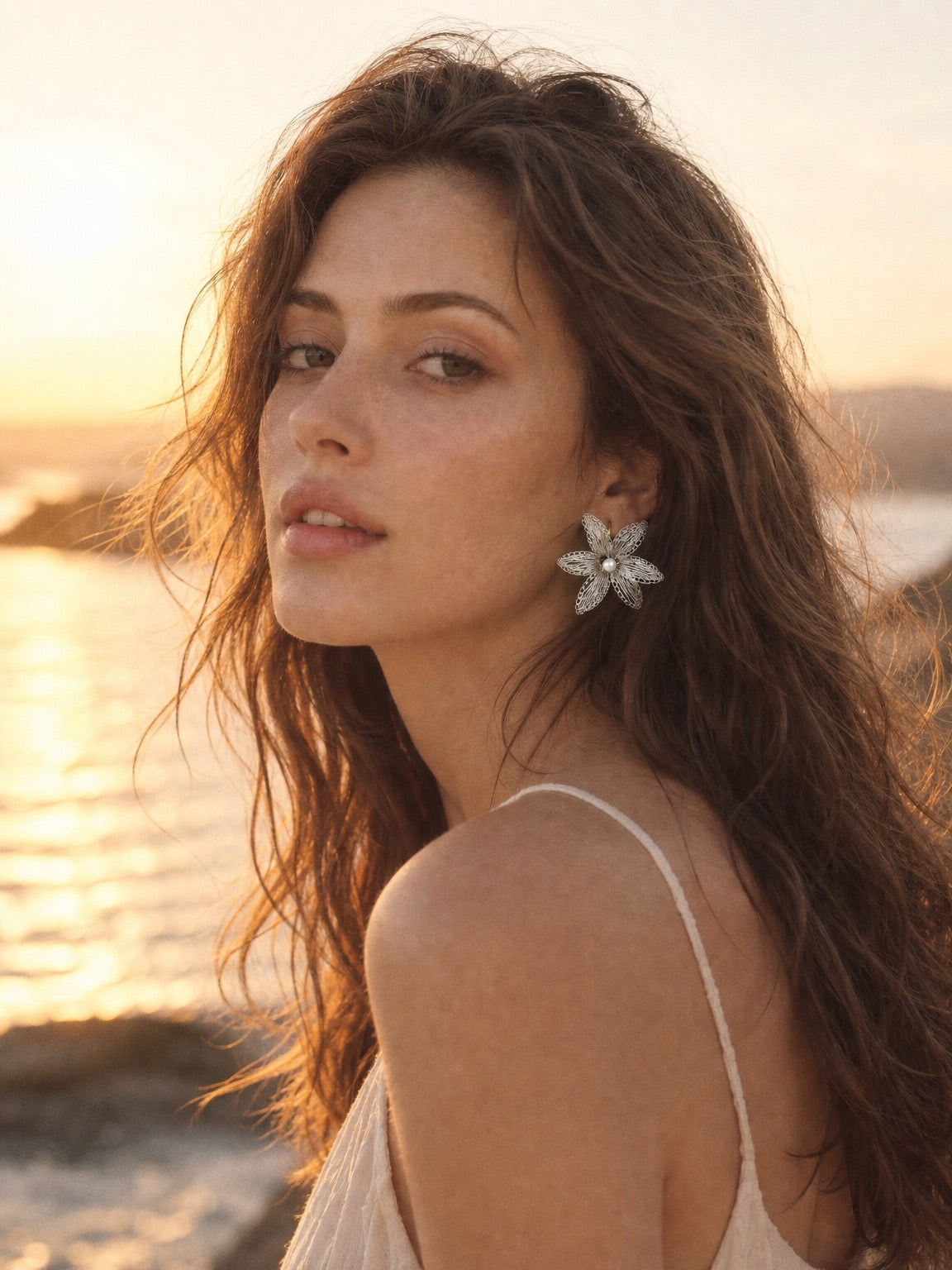 Stellar Orchid Earrings