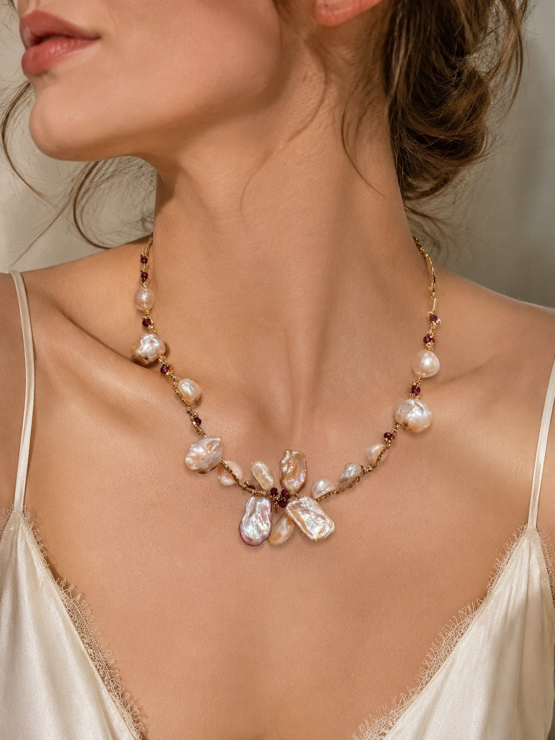 Baroque Petal Bloom Necklace