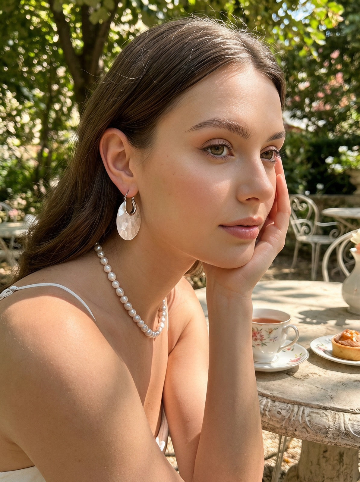 Seashell Hoops