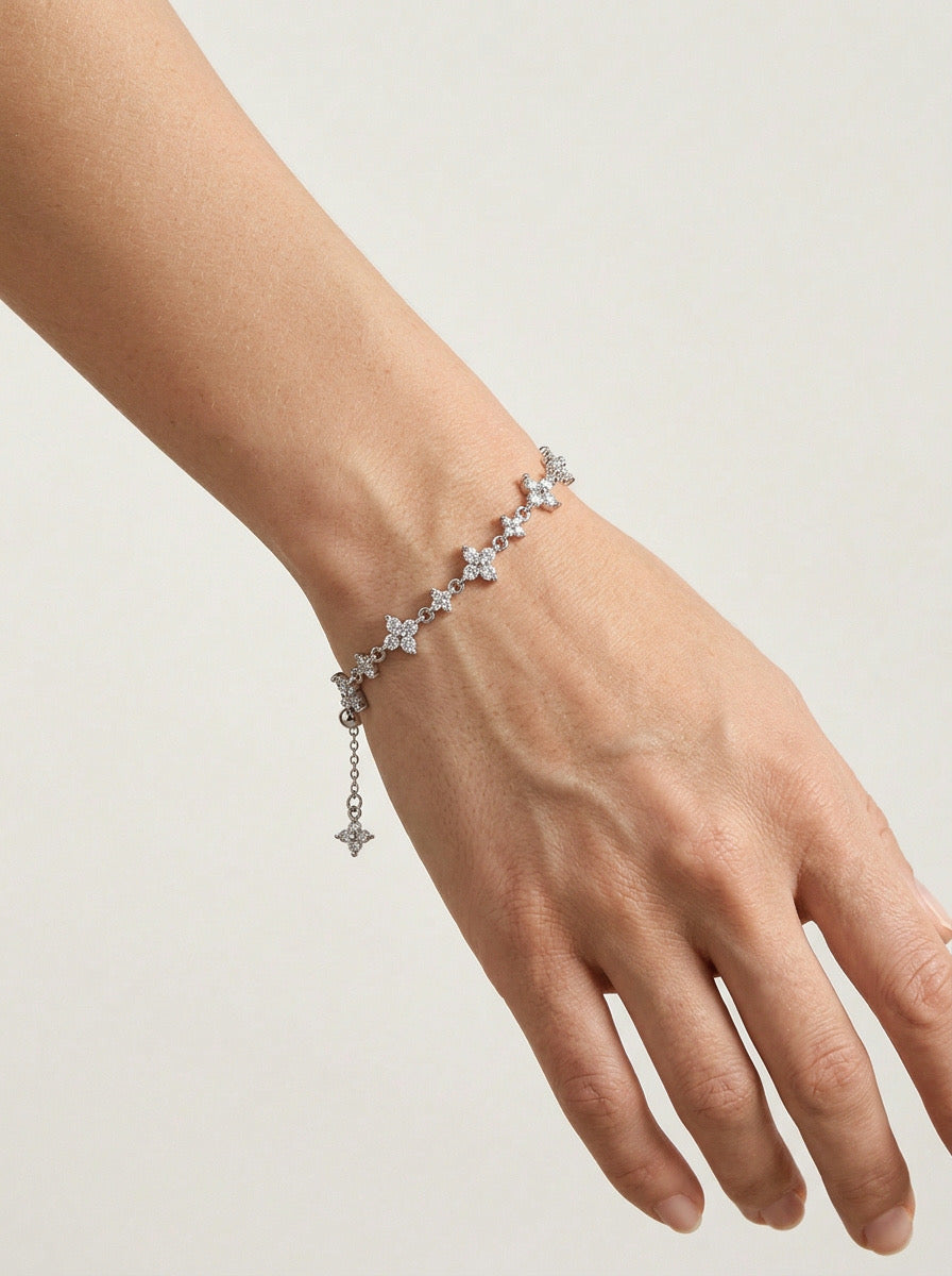 Silver Bloom Bracelet