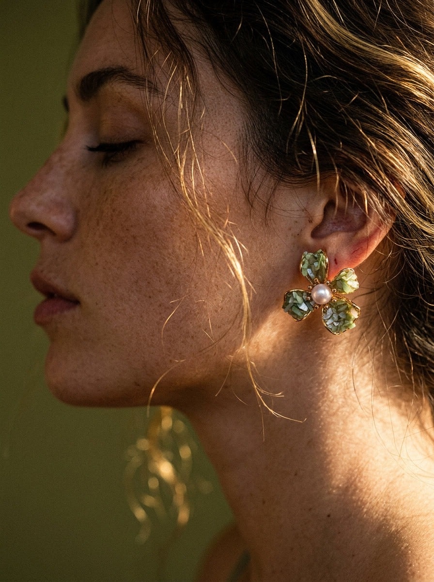 Opaline Shell earrings