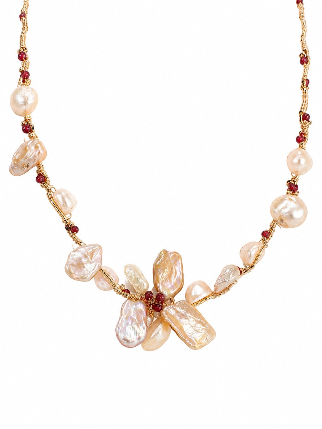 Baroque Petal Bloom Necklace