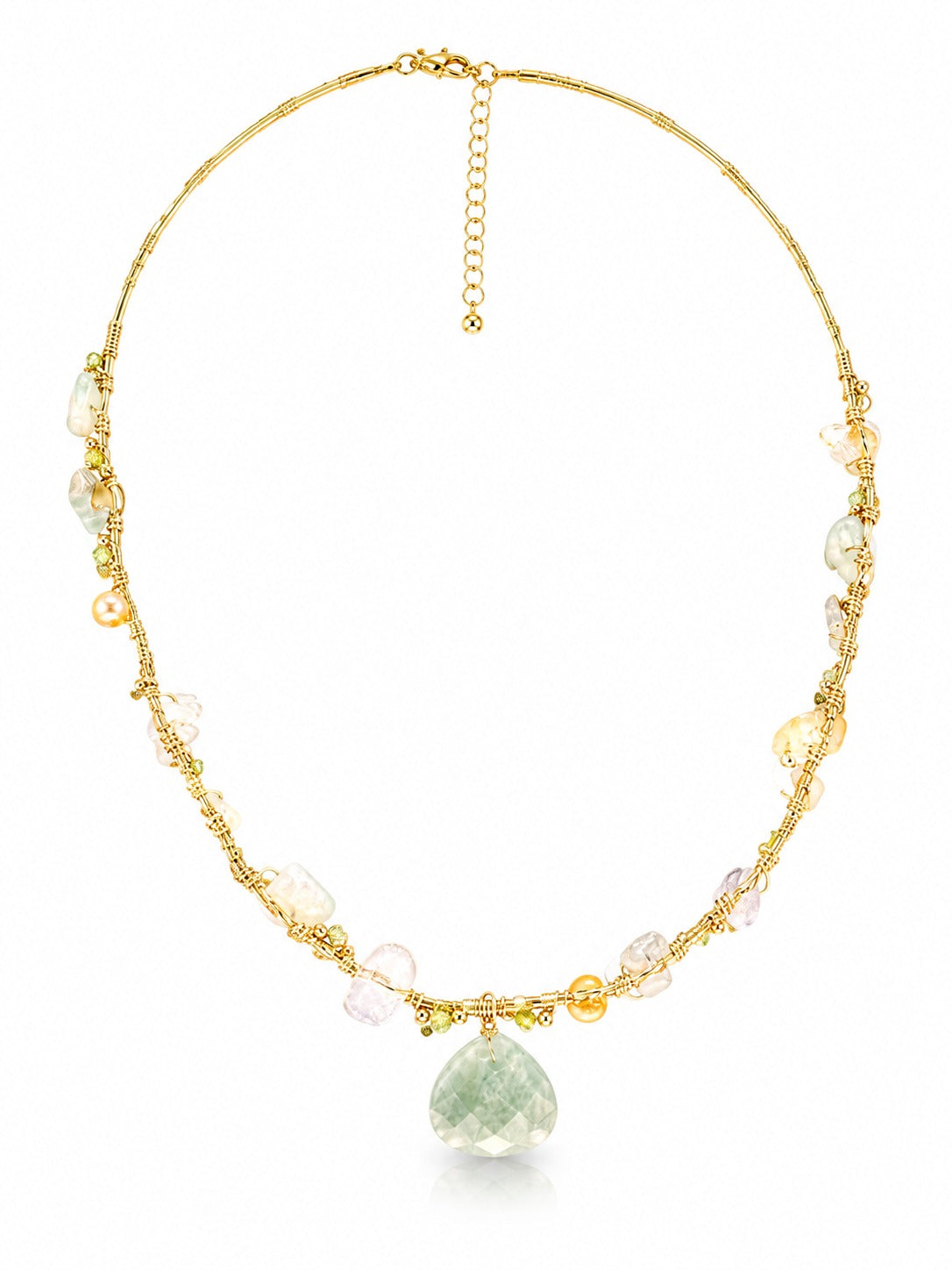 Mint Grove Heart Choker