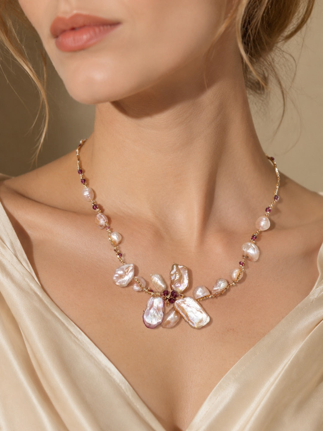 Baroque Petal Bloom Necklace