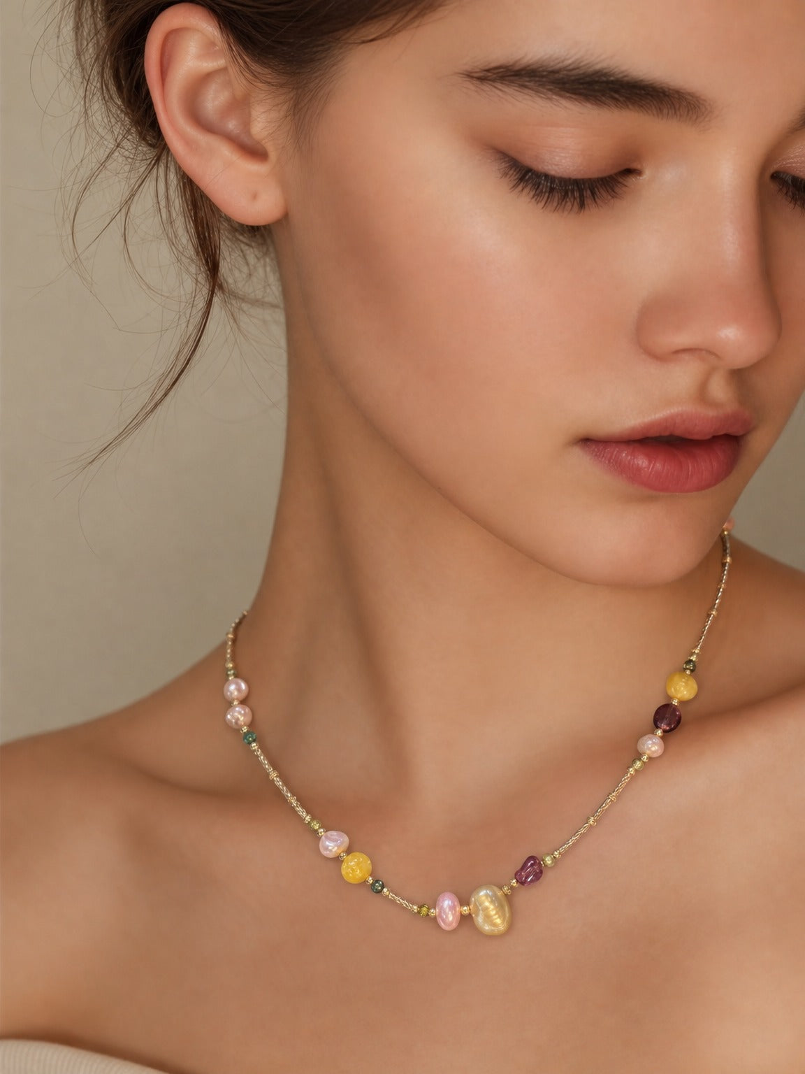 Bohemian Pearl Necklace