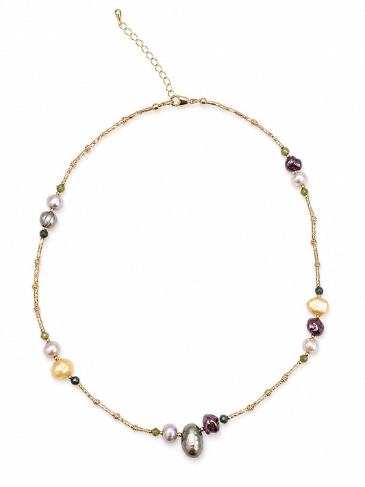 Bohemian Pearl Necklace