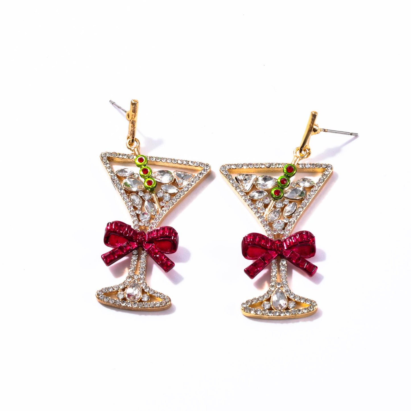 martini earrings chic statement accessory