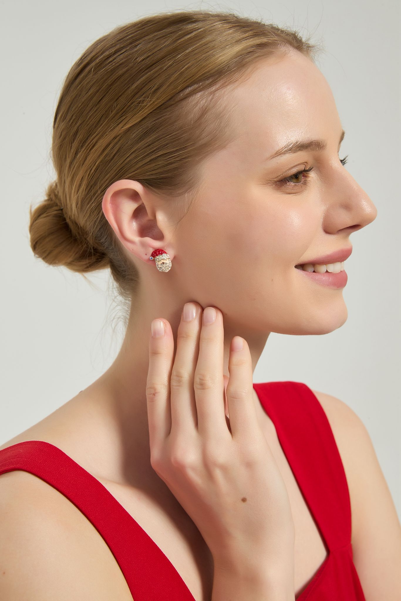 Santa's Grin Earrings christmas 